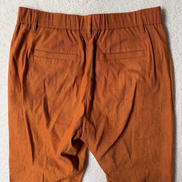 J. Jill Women's Cropped Pants in Rust Orange - Picture 5 of 10